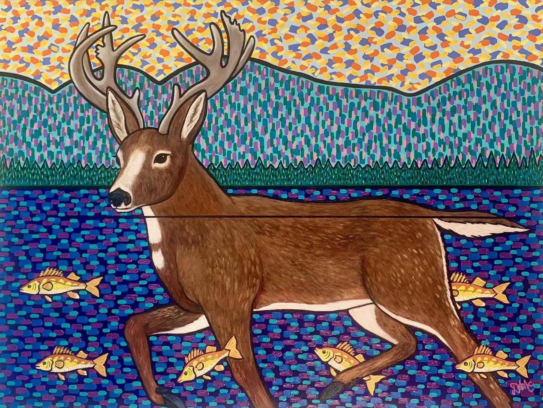 The Perfect Day - acrylic on canvas, 30in x 40in, $1750 unframed
